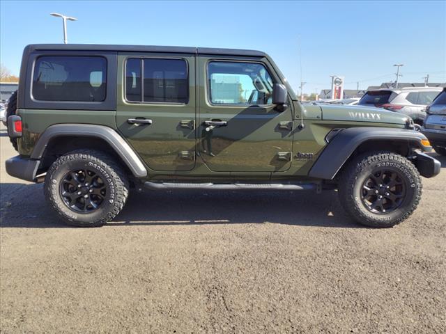 used 2021 Jeep Wrangler car, priced at $33,100