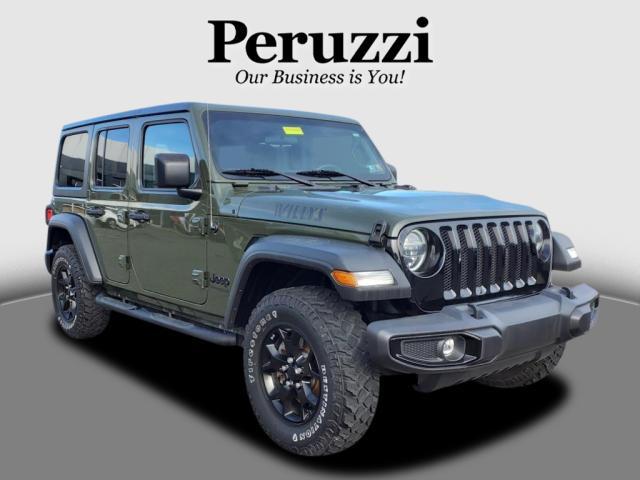 used 2021 Jeep Wrangler car, priced at $33,100