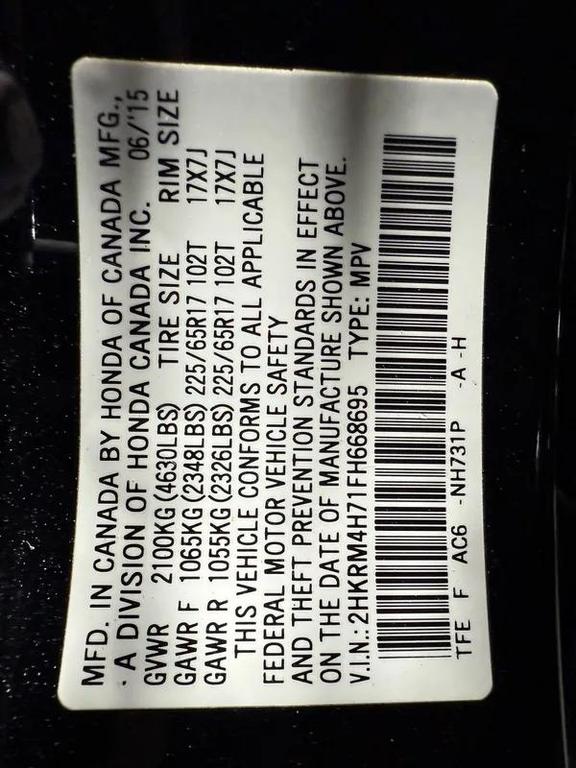 used 2015 Honda CR-V car, priced at $12,495