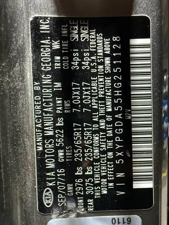 used 2017 Kia Sorento car, priced at $6,995