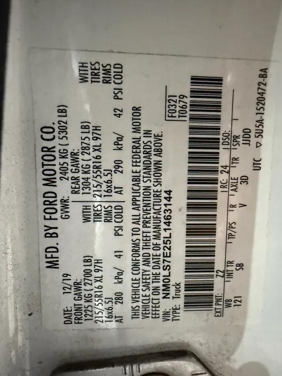 used 2020 Ford Transit Connect car, priced at $11,495