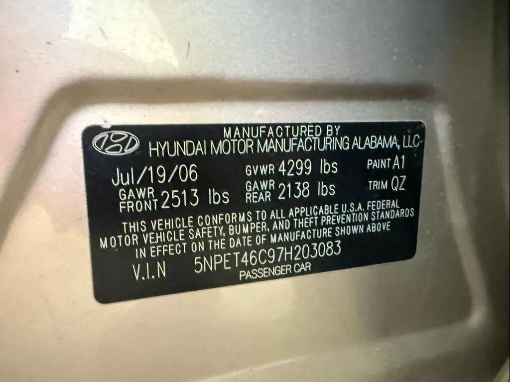 used 2007 Hyundai Sonata car, priced at $2,995