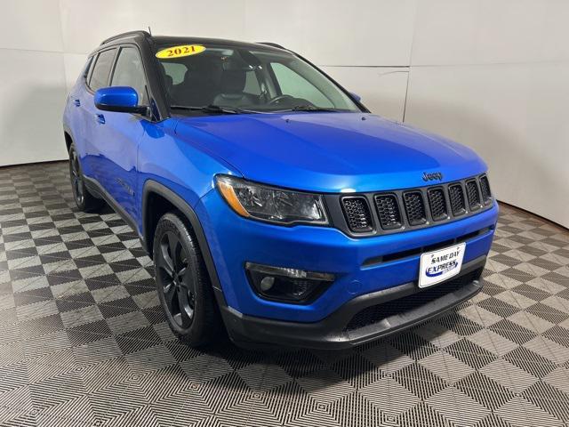 used 2021 Jeep Compass car, priced at $18,270