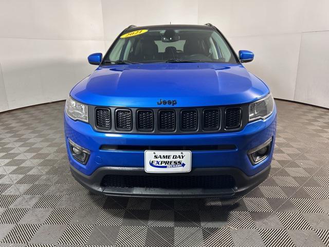 used 2021 Jeep Compass car, priced at $18,270