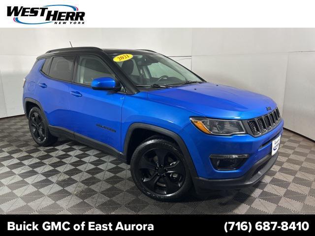 used 2021 Jeep Compass car, priced at $18,470