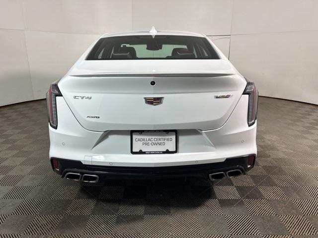 used 2024 Cadillac CT4-V car, priced at $48,410