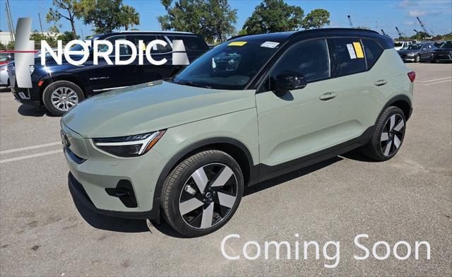 used 2023 Volvo XC40 Recharge Pure Electric car, priced at $38,500
