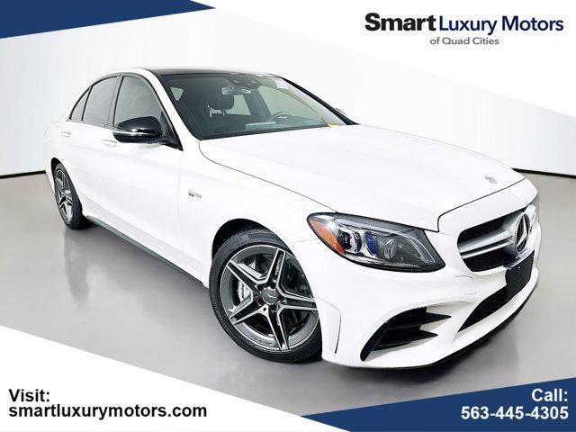 used 2020 Mercedes-Benz AMG C 43 car, priced at $43,900