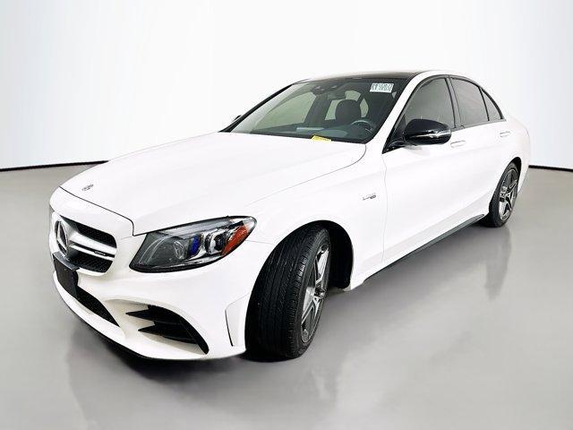 used 2020 Mercedes-Benz AMG C 43 car, priced at $43,900