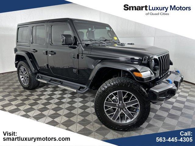 used 2022 Jeep Wrangler Unlimited 4xe car, priced at $36,111