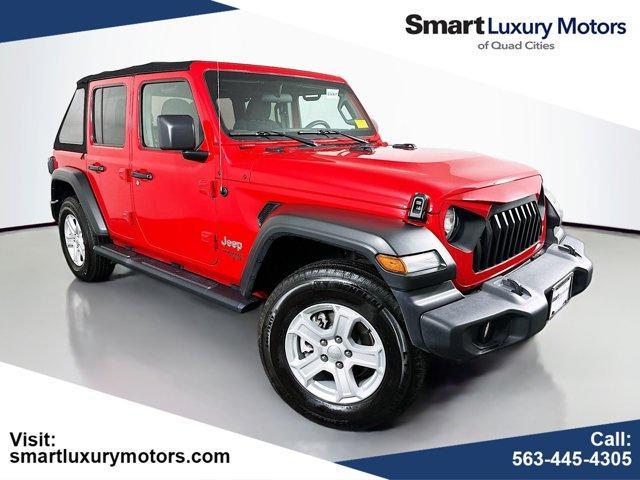used 2021 Jeep Wrangler Unlimited car, priced at $34,332
