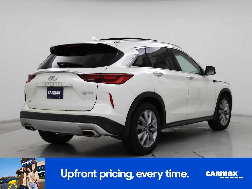 used 2022 INFINITI QX50 car, priced at $25,998
