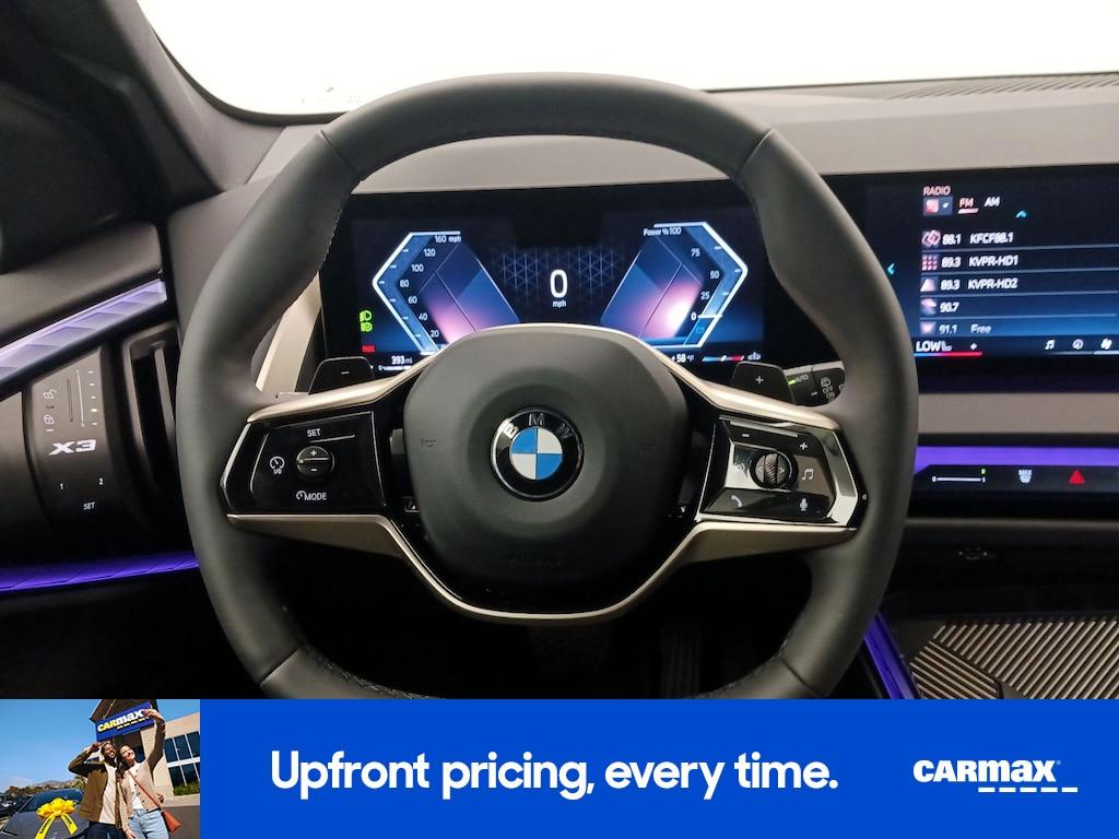 used 2025 BMW X3 car, priced at $44,998