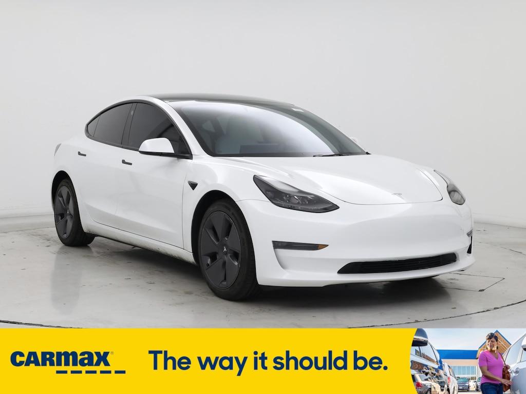 used 2022 Tesla Model 3 car, priced at $27,998
