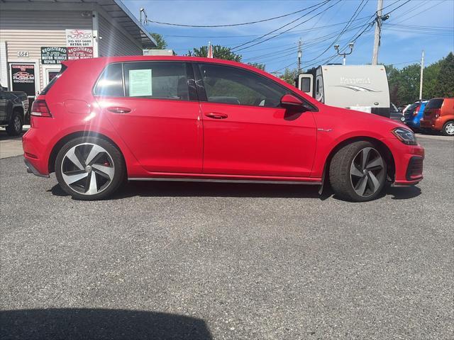 used 2018 Volkswagen Golf GTI car, priced at $16,500
