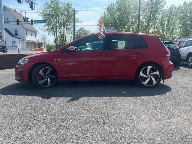 used 2018 Volkswagen Golf GTI car, priced at $16,500