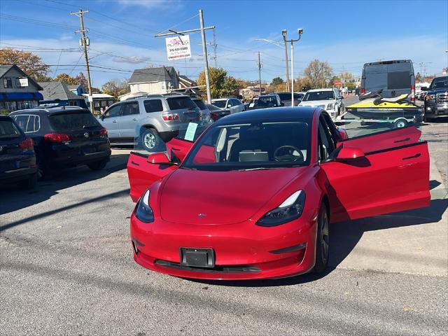 used 2022 Tesla Model 3 car, priced at $20,995