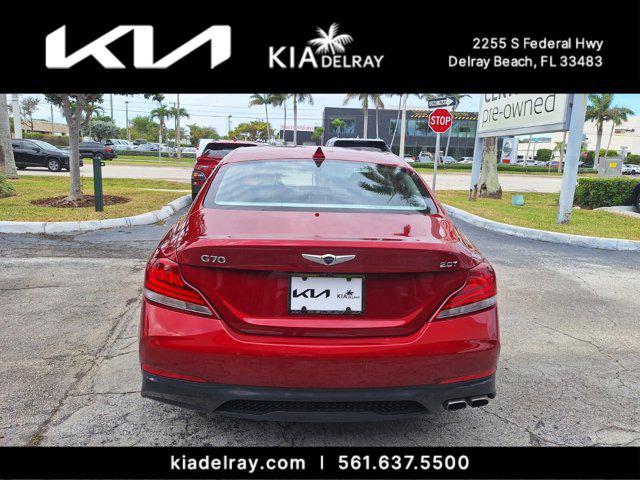 used 2019 Genesis G70 car, priced at $26,995