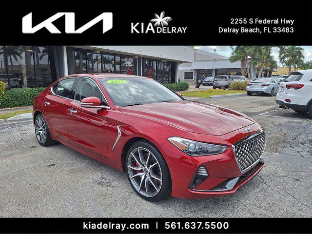 used 2019 Genesis G70 car, priced at $26,995