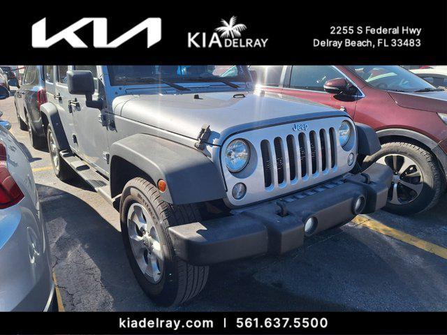 used 2015 Jeep Wrangler Unlimited car, priced at $14,995