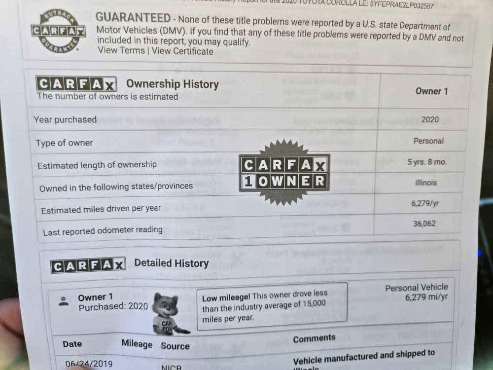 used 2020 Toyota Corolla car, priced at $21,592