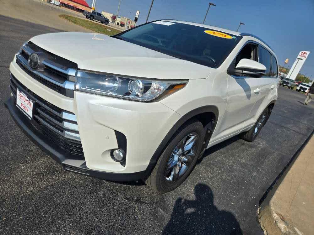 used 2018 Toyota Highlander car, priced at $28,000