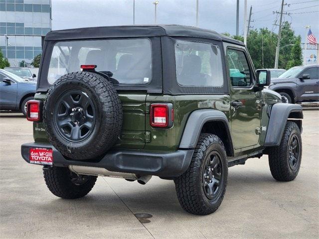 used 2021 Jeep Wrangler car, priced at $28,997