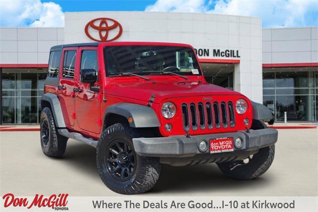 used 2015 Jeep Wrangler Unlimited car, priced at $18,922