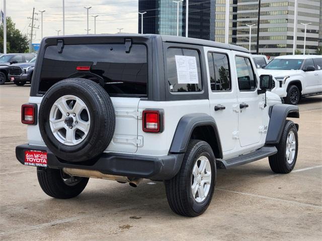 used 2021 Jeep Wrangler Unlimited car, priced at $23,871