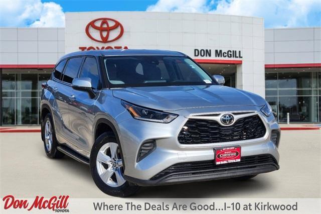 used 2021 Toyota Highlander car, priced at $24,376