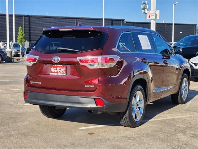 used 2015 Toyota Highlander car, priced at $21,802