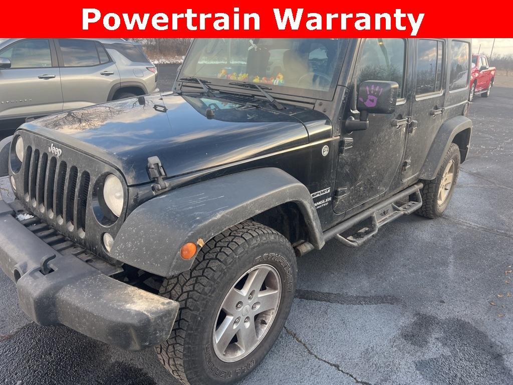 used 2015 Jeep Wrangler Unlimited car, priced at $17,500