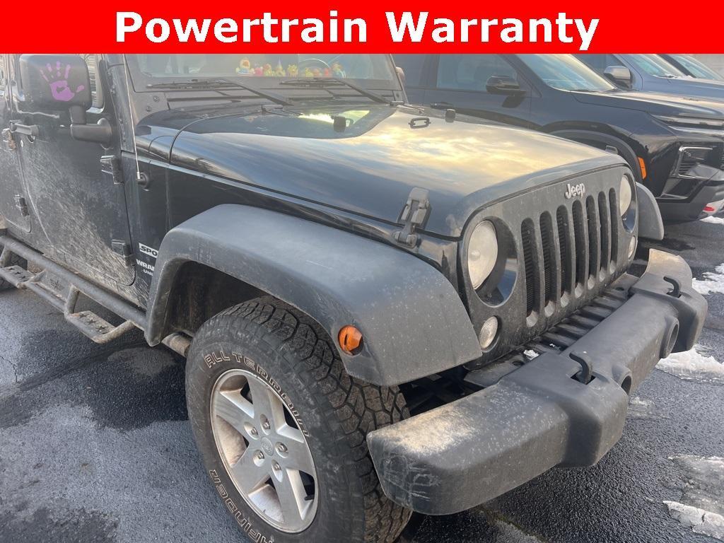 used 2015 Jeep Wrangler Unlimited car, priced at $17,500