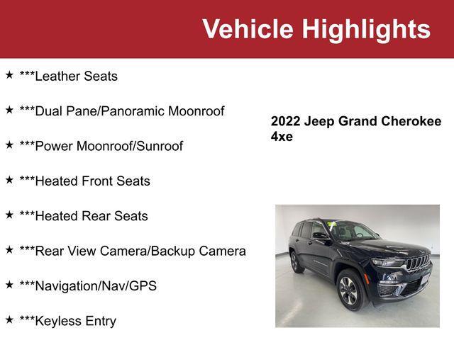 used 2022 Jeep Grand Cherokee 4xe car, priced at $30,500