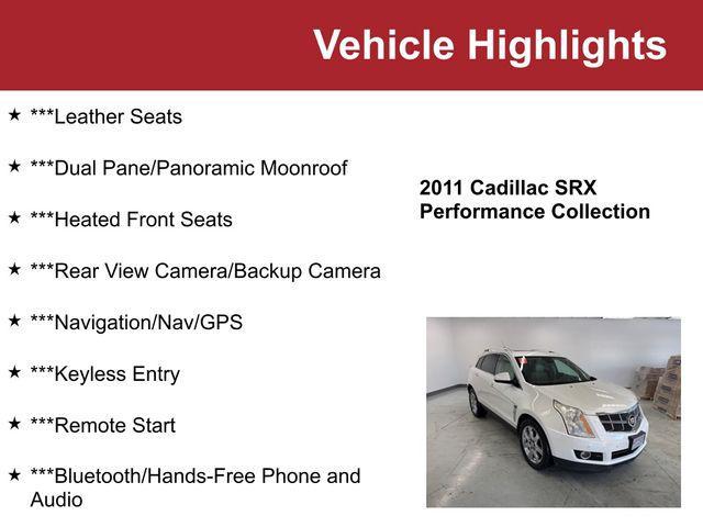 used 2011 Cadillac SRX car, priced at $6,000