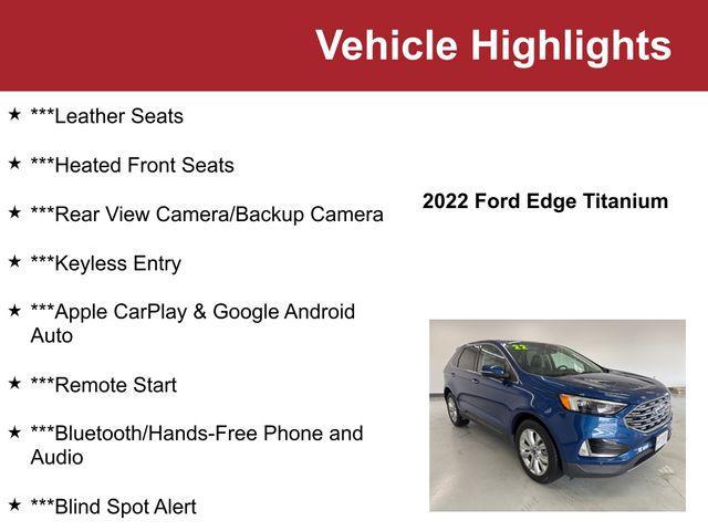 used 2022 Ford Edge car, priced at $23,000