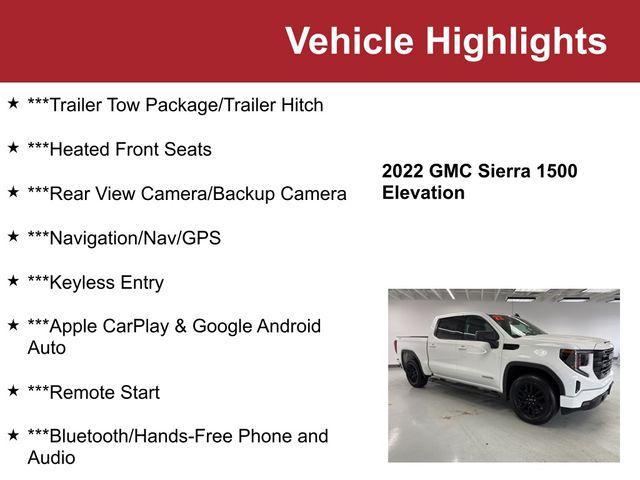 used 2022 GMC Sierra 1500 car, priced at $34,500