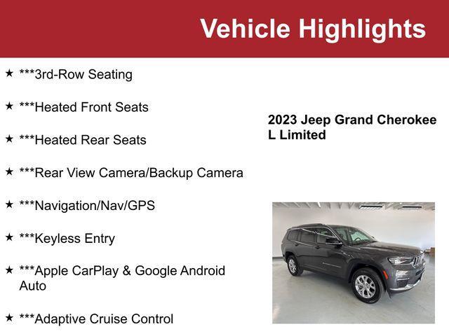 used 2023 Jeep Grand Cherokee L car, priced at $35,500