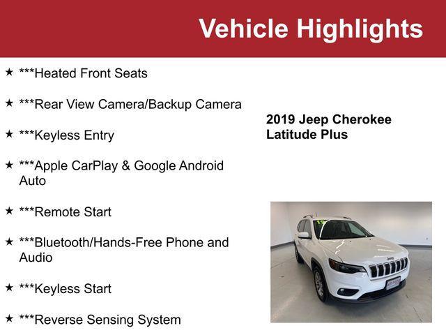 used 2019 Jeep Cherokee car, priced at $12,000