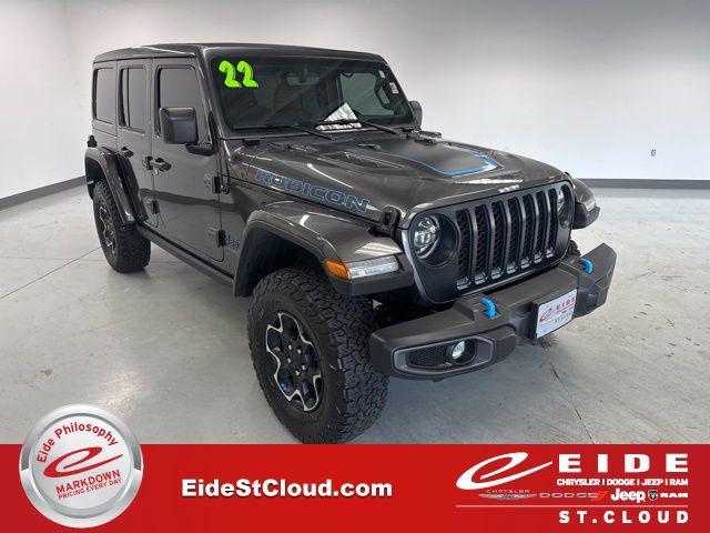 used 2022 Jeep Wrangler Unlimited 4xe car, priced at $30,000