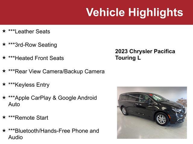 used 2023 Chrysler Pacifica car, priced at $23,000