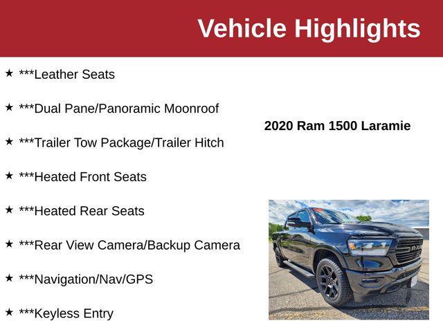 used 2020 Ram 1500 car, priced at $37,000