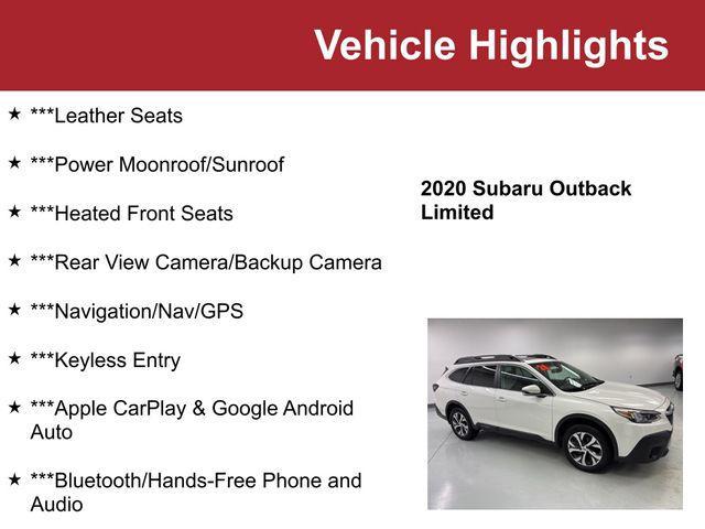 used 2020 Subaru Outback car, priced at $23,000