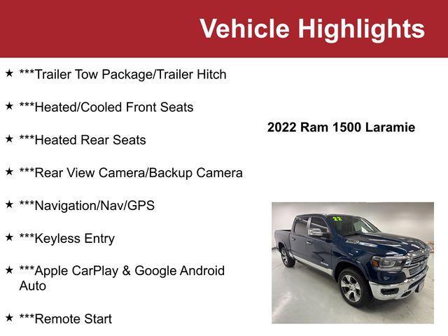 used 2022 Ram 1500 car, priced at $41,000