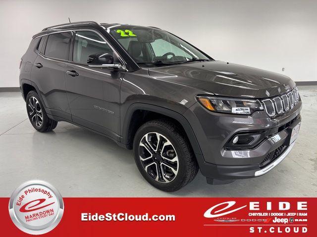 used 2022 Jeep Compass car, priced at $22,000