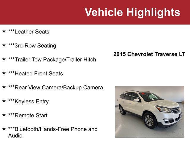 used 2015 Chevrolet Traverse car, priced at $6,000