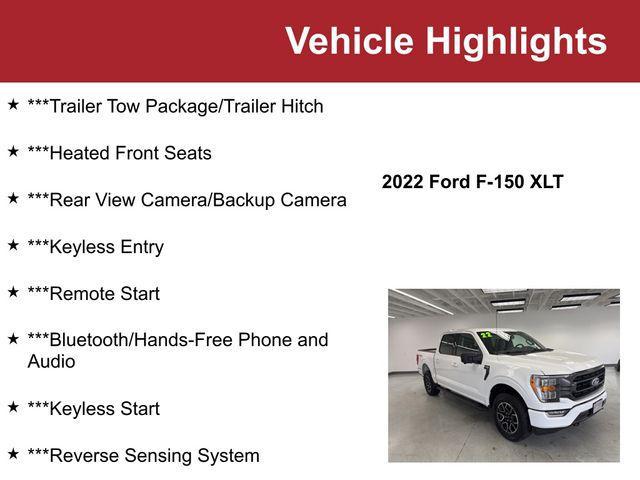 used 2022 Ford F-150 car, priced at $36,500