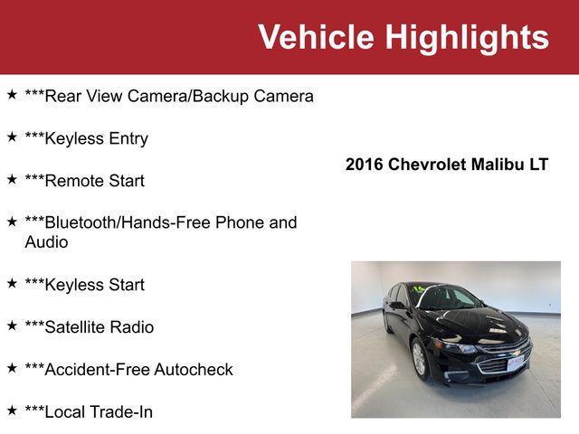 used 2016 Chevrolet Malibu car, priced at $9,500