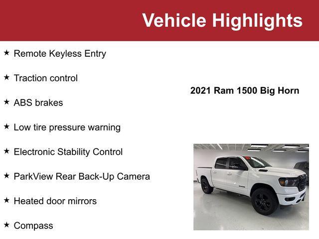 used 2021 Ram 1500 car, priced at $32,000