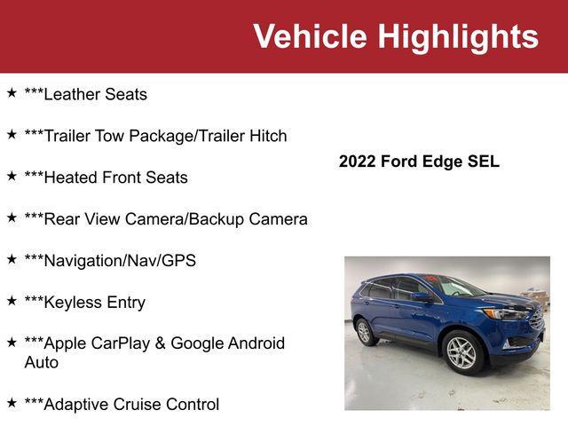 used 2022 Ford Edge car, priced at $27,500